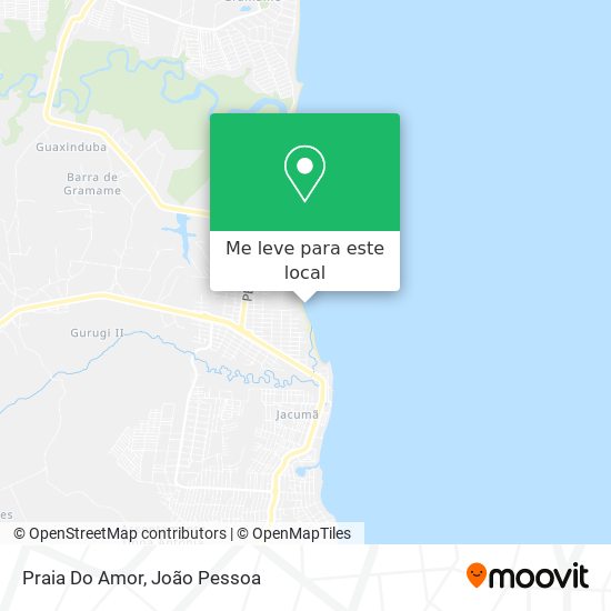 Praia Do Amor mapa