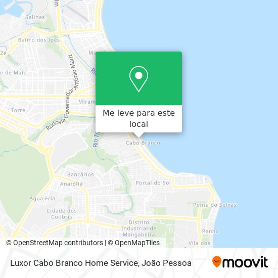 Luxor Cabo Branco Home Service mapa