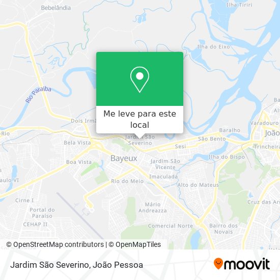 Jardim São Severino mapa