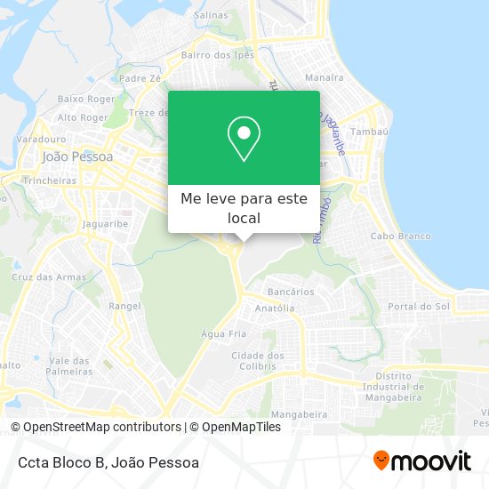 Ccta Bloco B mapa