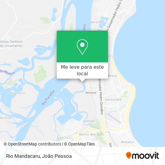 Rio Mandacaru mapa
