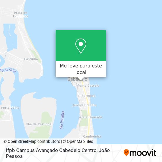 Ifpb Campus Avançado Cabedelo Centro mapa
