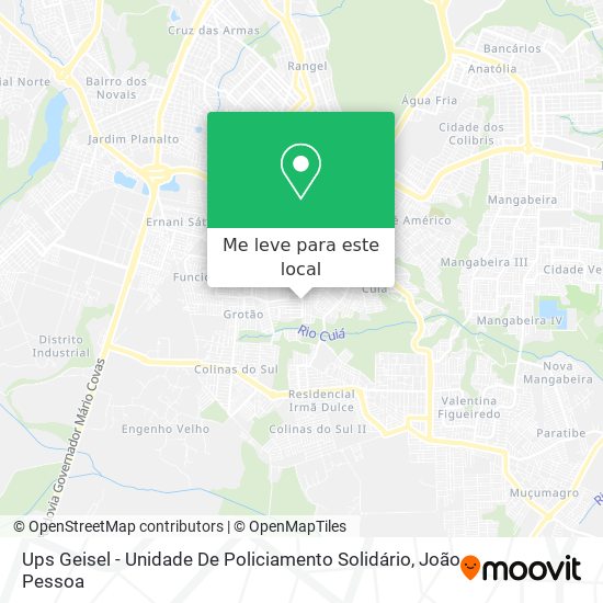 Ups Geisel - Unidade De Policiamento Solidário mapa