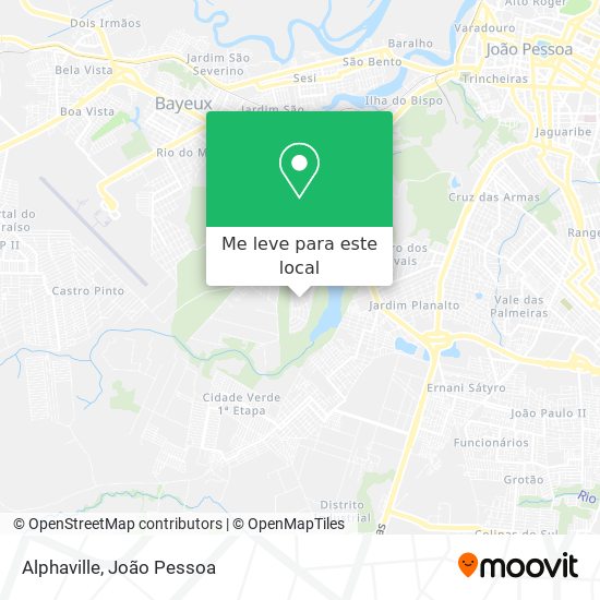 Alphaville mapa