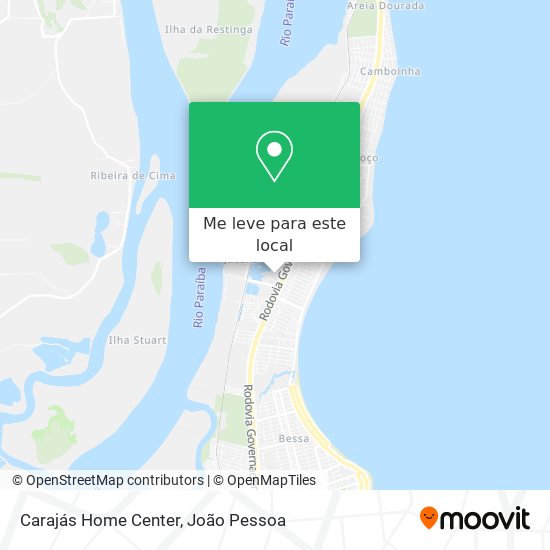 Carajás Home Center mapa