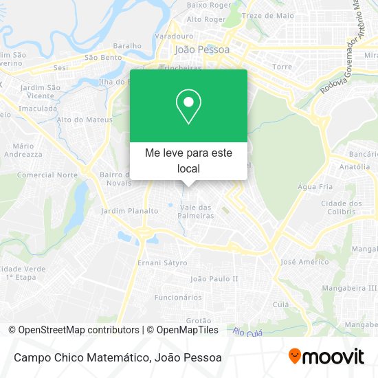Campo Chico Matemático mapa