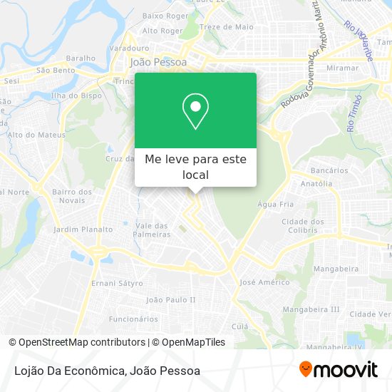 Lojão Da Econômica mapa