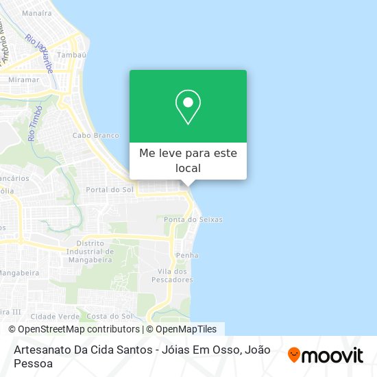 Artesanato Da Cida Santos - Jóias Em Osso mapa