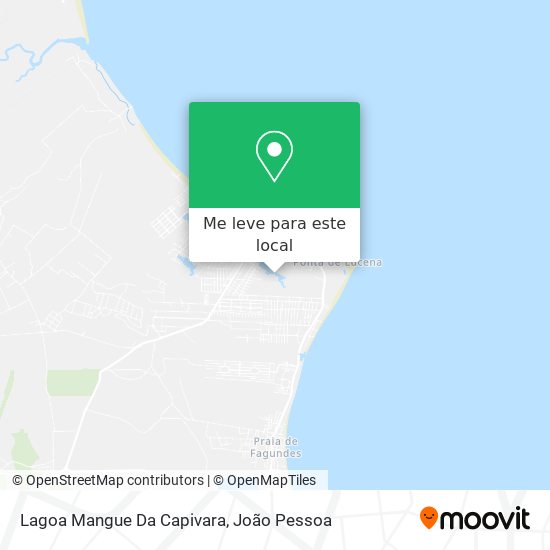 Lagoa Mangue Da Capivara mapa