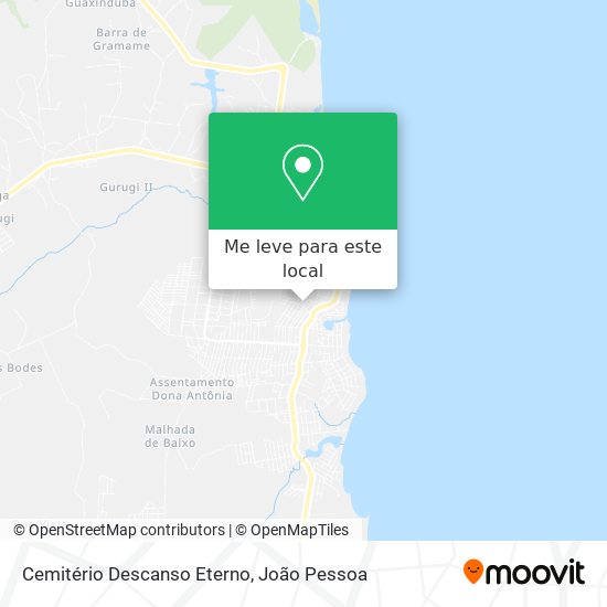 Cemitério Descanso Eterno mapa