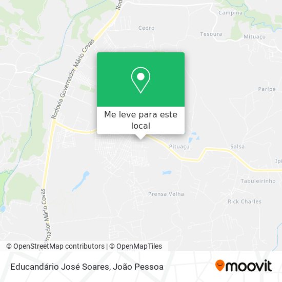 Educandário José Soares mapa