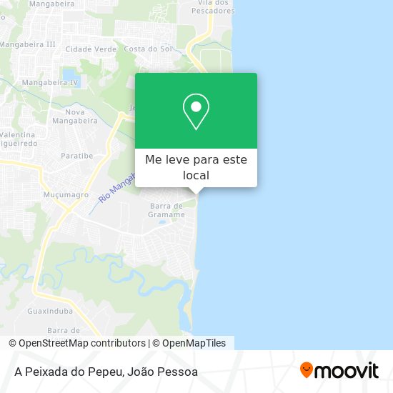 A Peixada do Pepeu mapa