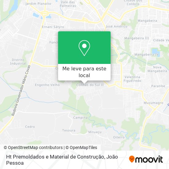 Ht Premoldados e Material de Construção mapa