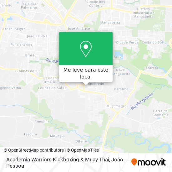 Academia Warriors Kickboxing & Muay Thai mapa
