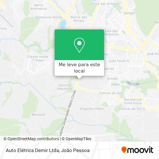 Auto Elétrica Demir Ltda mapa