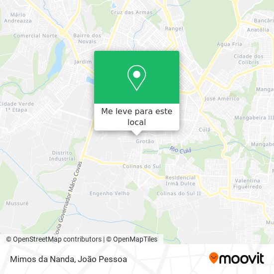 Mimos da Nanda mapa