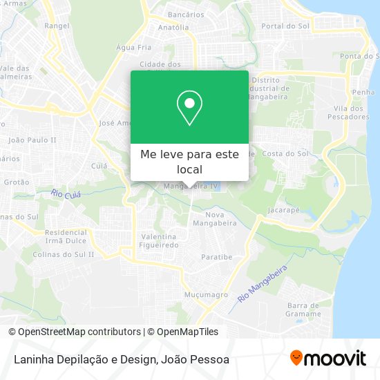 Laninha Depilação e Design mapa