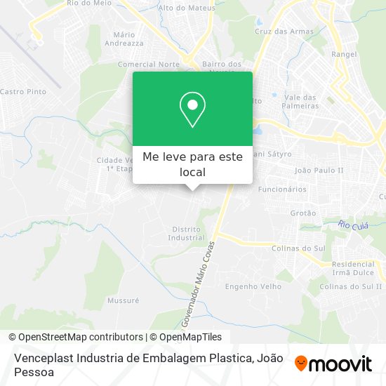Venceplast Industria de Embalagem Plastica mapa