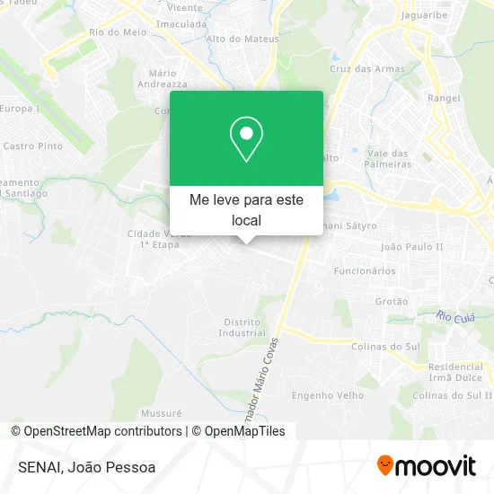 Como chegar até SENAI em João Pessoa de ônibus?