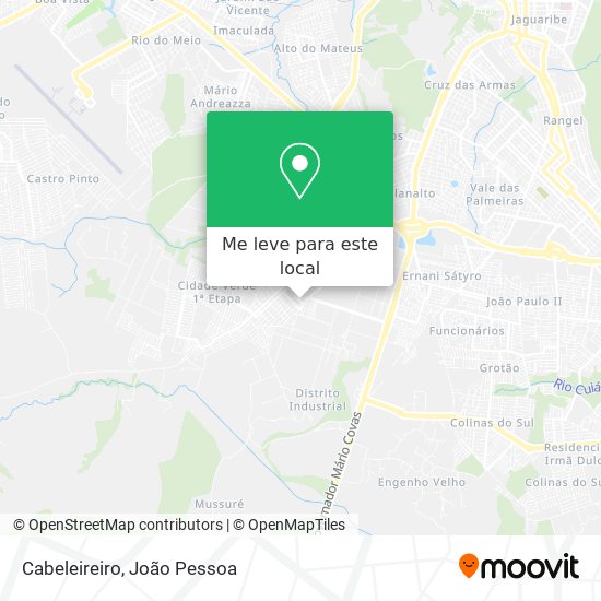 Cabeleireiro mapa