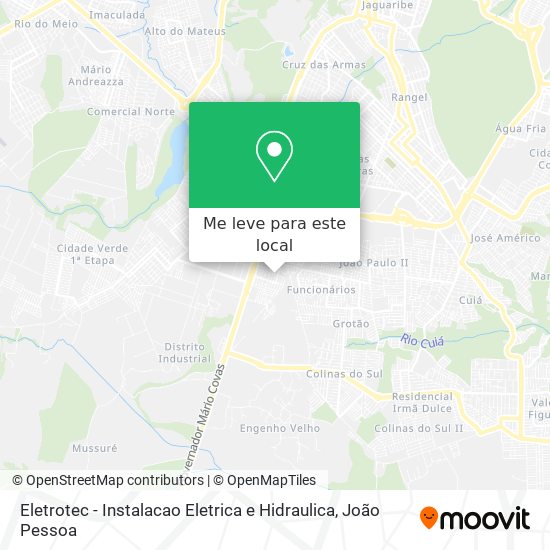 Eletrotec - Instalacao Eletrica e Hidraulica mapa