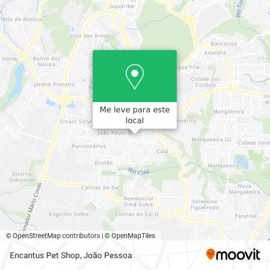 Encantus Pet Shop mapa