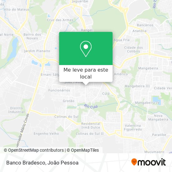 Banco Bradesco mapa
