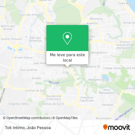 Tok Intimo mapa