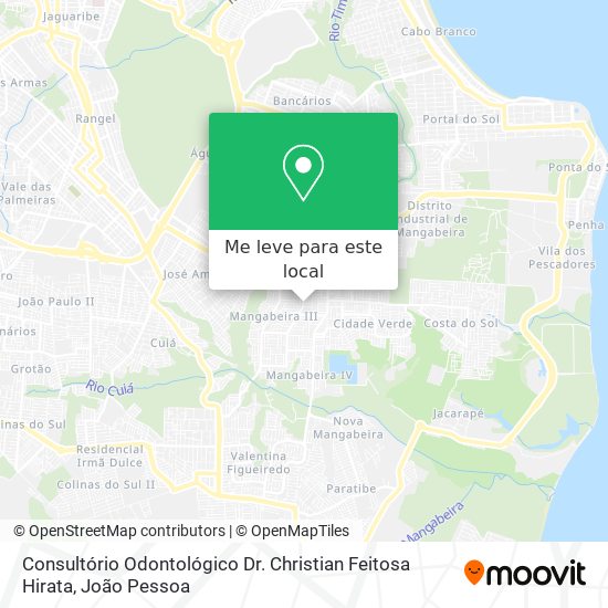Consultório Odontológico Dr. Christian Feitosa Hirata mapa