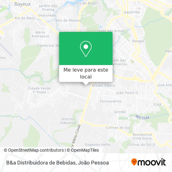 B&a Distribuidora de Bebidas mapa