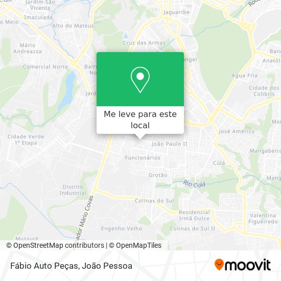 Fábio Auto Peças mapa