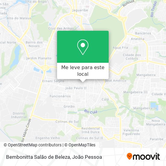 Bembonitta Salão de Beleza mapa