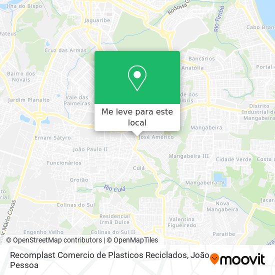 Recomplast Comercio de Plasticos Reciclados mapa