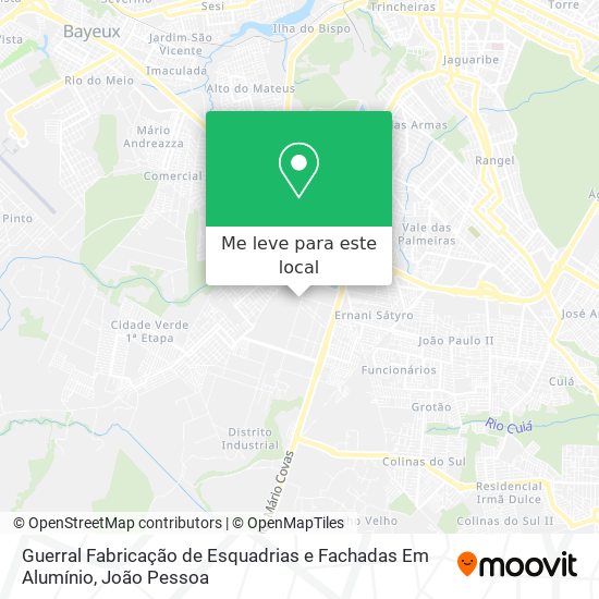 Guerral Fabricação de Esquadrias e Fachadas Em Alumínio mapa