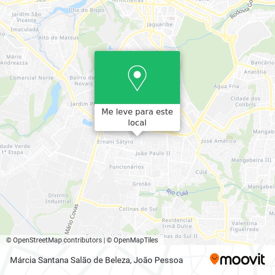 Márcia Santana Salão de Beleza mapa