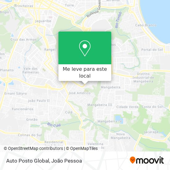 Auto Posto Global mapa