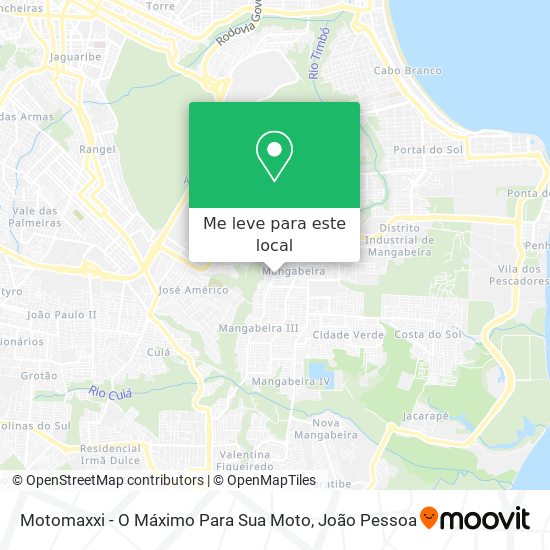 Motomaxxi - O Máximo Para Sua Moto mapa