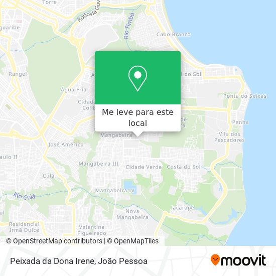 Peixada da Dona Irene mapa