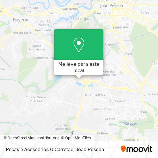 Pecas e Acessorios O Carretao mapa