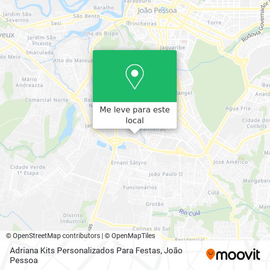 Adriana Kits Personalizados Para Festas mapa