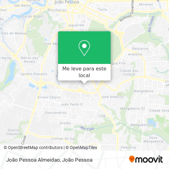 João Pessoa Almeidao mapa