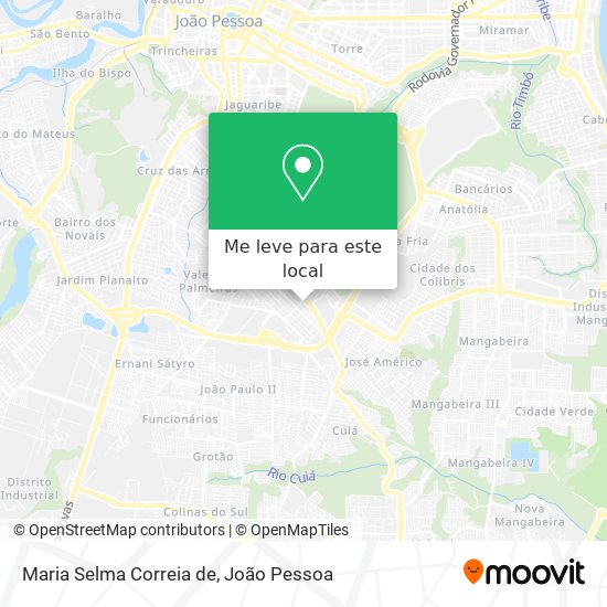 Maria Selma Correia de mapa