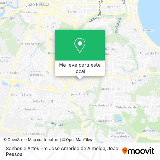 Sonhos e Artes Em José Américo de Almeida mapa