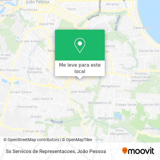 Ss Servicos de Representacoes mapa