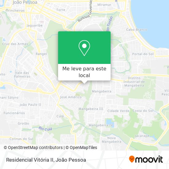 Residencial Vitória II mapa