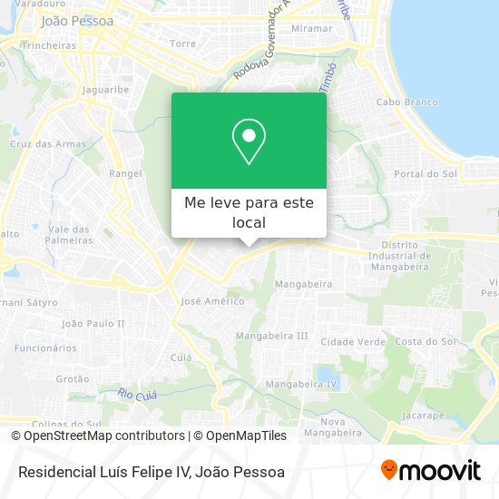 Residencial Luís Felipe IV mapa