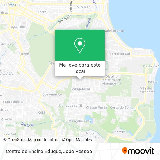 Centro de Ensino Eduque mapa