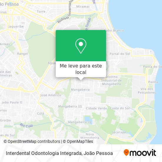 Interdental Odontologia Integrada mapa