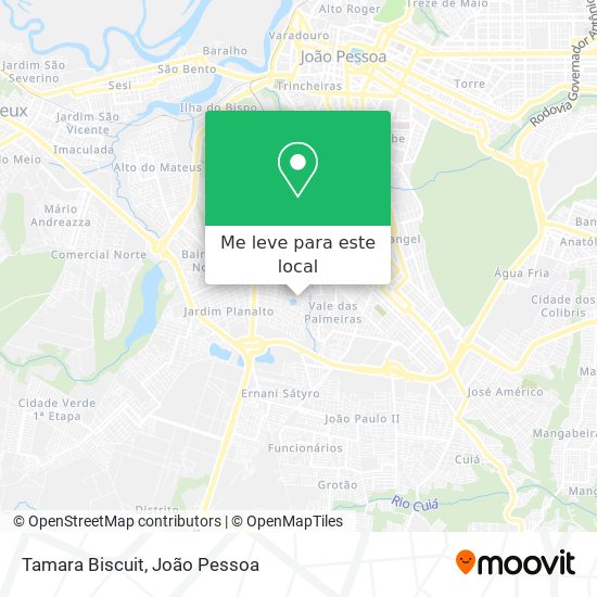 Tamara Biscuit mapa