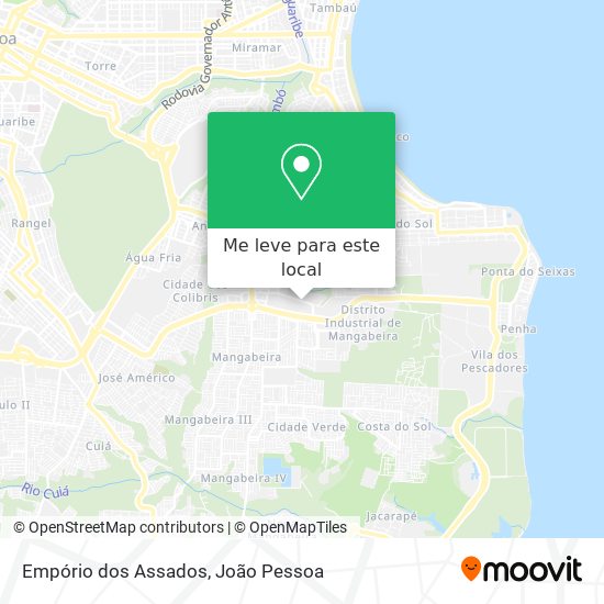 Empório dos Assados mapa
